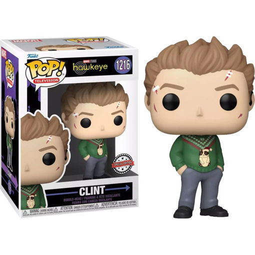 Picture of Funko POP! Marvel Hawkeye Clint in Christmas Sweater